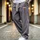 Lichtgewicht corduroy casual broek voor heren, losvallende rechte pijpen