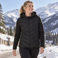 Dames Hooded Patchwork Gewatteerd Jack