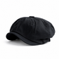Vintage Britse stijl Newsboy-cap voor heren en dames Klassieke casual platte cap Octagonaal beret-hoed