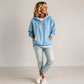 Casual oversized hoodie met trekkoord voor dames