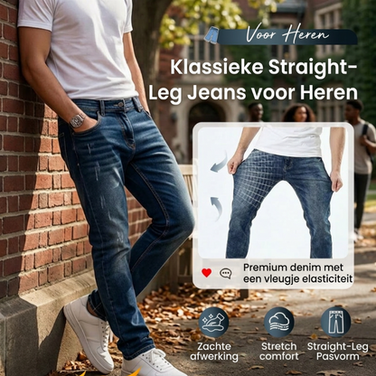 ⏳ Beperkte Tijd Speciale Aanbieding ⏰ Moderne Heren Slim Fit Stretch Jeans