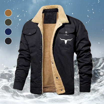 🔥55% OFF & Free shipping 🔥 Men's Retro Warm Jacket – Timeless Style, Cozy Lining & 4 Classic Colors 🧥❄️