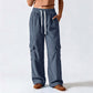 Casual Retro Corduroy Cargo Broek voor Dames