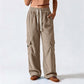 Casual Retro Corduroy Cargo Broek voor Dames