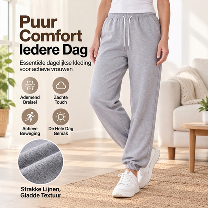 Casual atletische joggingbroek voor dames met trekkoord