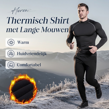Thermisch compressie-langemouden shirt voor heren
