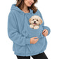 😍Koop meer, bespaar meer!🌸Kangaroo Pocket Huisdierendraagcapuchon