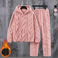 🔥 50% KORTING + GRATIS VERZENDING 🚚 Zachte 2-delige loungewear-set voor dames – hoodie & broek