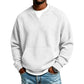 Heren Casual Wafelgebreid Sweatshirt