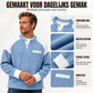 Heren casual geblokte wafelgebreide henley-top