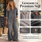✨Beperkte voorraad beschikbaar, mis het niet!🔥🔥Vintage Denimen Jumpsuit met Kraag voor Dames