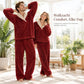 Dik Warm Sherpa Pyjamaset voor Mannen en Vrouwen