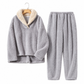 Dik Warm Sherpa Pyjamaset voor Mannen en Vrouwen