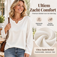 Casual top met V-hals en lange mouwen voor dames