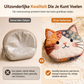 Schattige Gewatteerde Katten Mini Portemonnee en Draagbare Kaarthouder Kleine Creatieve Zak voor Meisjes