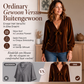 Dames blouse met Franse strik en V-hals