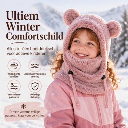 Kindermuts voor comfortabele warmte met schattige berenoren