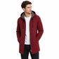 Heren middelange dikke cardigan met capuchon