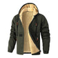 Heren casual dik capuchon ritsvest