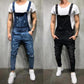 Denim-overalls voor heren: versleten jumpsuits met scheuren