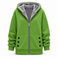 Dames Hoodie met Rits, Gevoerd en Slim Fit, Dik Capuchon Sweatshirt voor Herfst en Winter