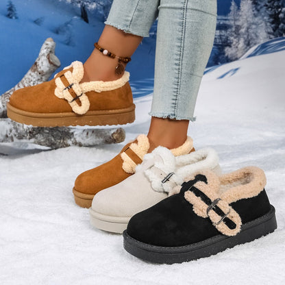 Dames Winter Trendy Warme Instappers