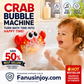 🔥Tijdelijke aanbieding: 50% korting!🛀👦Laat kinderen genieten van het badmoment!👨‍👩‍👧‍👦Perfect voor samen in bad gaan met je kind en voor nog meer plezier!🛀Badspeelgoed: krab-bellenblaasmachine met muziek